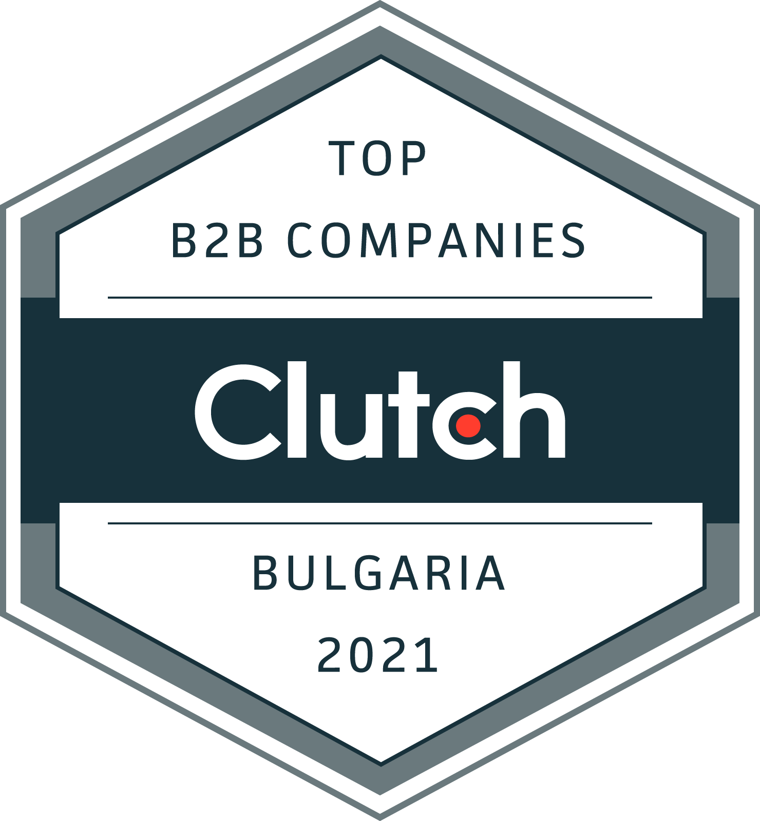 clutch top b2b company Bulgaria badge
